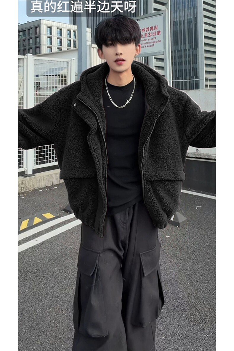 秋冬款加棉舒适暖潮时尚上衣休闲港味文艺秋冬棉衣HY878P85,男装棉衣,电商A102B