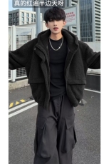 秋冬款加棉舒适暖潮时尚上衣休闲港味文艺秋冬棉衣HY878P85，男装棉衣，电商A102B