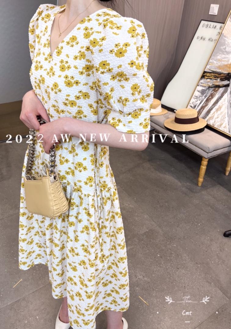 L22150腰部抽绳收腰韩版连衣裙,女装连衣裙,穿名堂(5F)