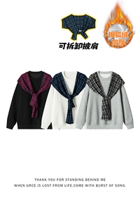 冬季新款 面料A：51%棉，49%聚酯纤维  W5423J加绒-特P55控108图片