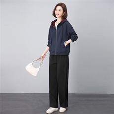 藏青+黑裤
