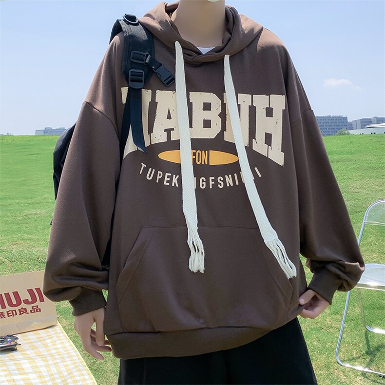 新款ins卫衣美式复古男上衣潮牌港风宽松连帽外套春秋WY802-P36,女装短外套,星座1008-2