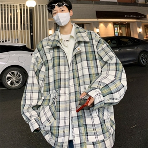 2025春季男士夹克休闲宽松百搭外套情侣款J266 P95图片