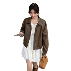现货2025春装新款休闲复古外套203P130K198，女装短外套，浪娴服饰