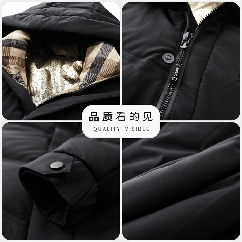 男装羽绒服YR9039继续2025冬现货充绒126g牛奶丝面料羽绒外套,男装羽绒服,钱塘207-1