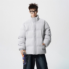 新款冬季男士加棉加厚棉衣休闲立领宽松保暖棉袄面包服M2001-P58，男装棉衣，星座1403A