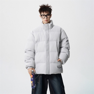 新款冬季男士加棉加厚棉衣休闲立领宽松保暖棉袄面包服M2001-P58图片