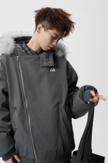 有90绒报告可拆卸毛领羽绒服派克服标90绒78197P268控428，男装羽绒服，星座227-7