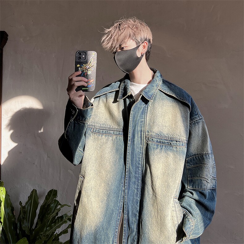 B225-W8578-P100-X128-拼色蓝牛仔-棉75.8%粘纤14.9%聚醋纤维9.3%图片