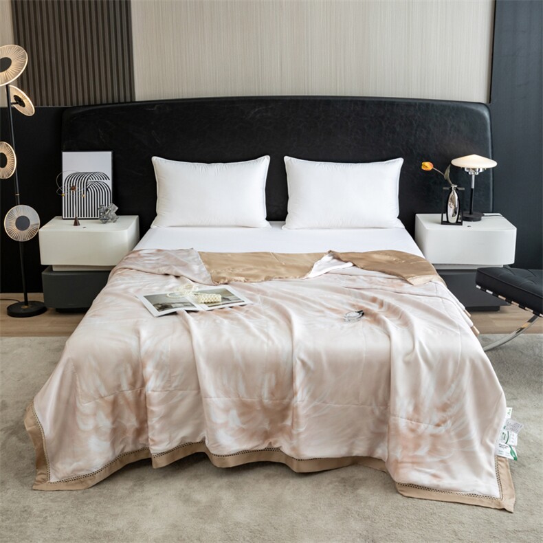 新款A类60s兰精夏被竹纤维夏凉被，被套/被芯，一起卖家纺