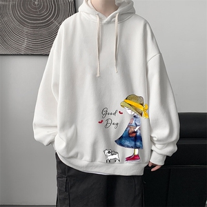 连帽卫衣男大码胖子帽衫大号运动服WY2415-P35图片