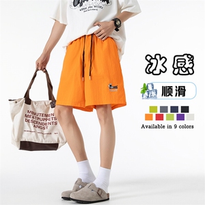 多色可选高品质短裤高街美式尼龙速干绣花五分裤25XD23108特批13