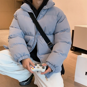 大码面包服男ins潮流原宿风2021冬季加厚情侣服外套 W2066-P65图片