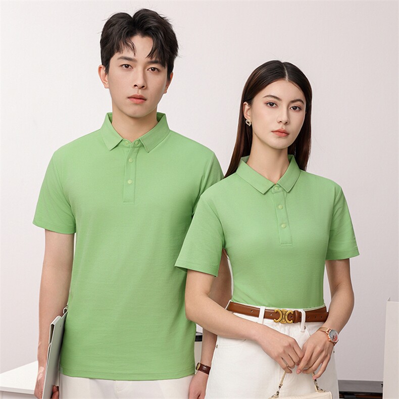 POLO领纯色男女同款舒适简约百搭修身T恤,男装T恤,衫都服饰