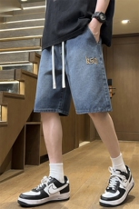 美式牛仔裤男夏季潮流百搭宽松直筒痞帅男生休闲牛仔裤D22#-P38，男装牛仔裤，电商A178