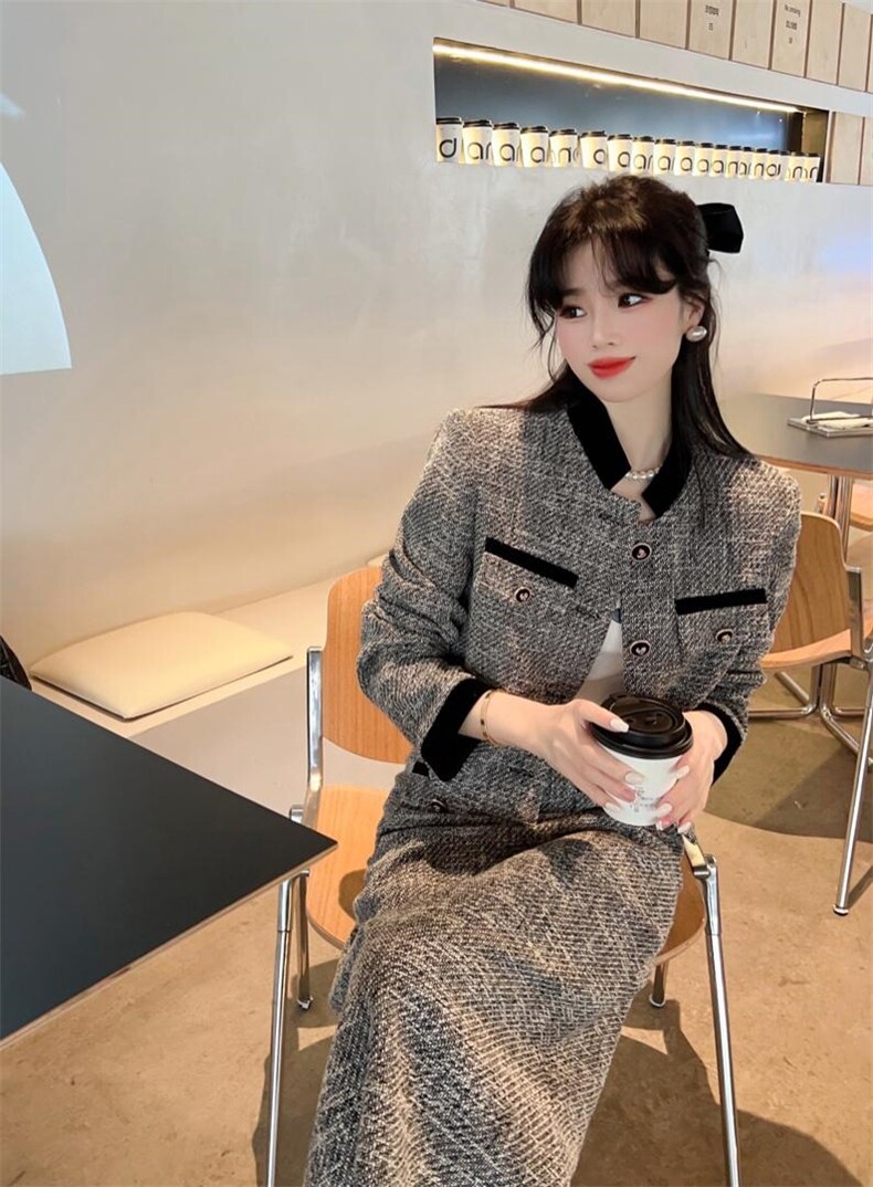 2023春款小香套裙，其它，韩伊雪