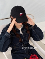 复古牛仔连衣裙，女装连衣裙，FST