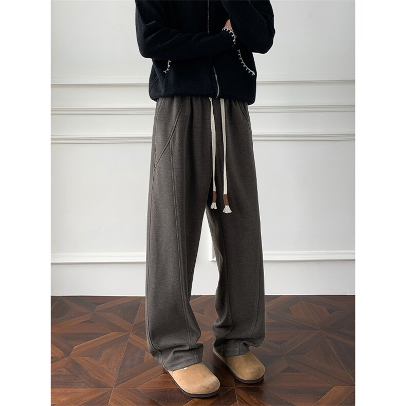 2025秋季新款内景重磅420g星空呢弯刀裤M-5XLHK25733-特P40，男装休闲裤，电商A022