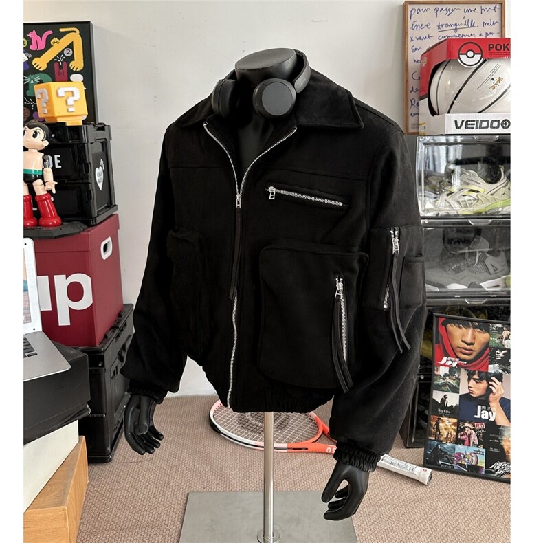 超复杂工序夹克外套飘带上衣夹克小众上衣D328-JK06-P148,男装夹克,电商D328