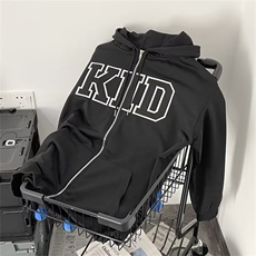 洋气网红宽松型潮连帽新款秋冬夹克Z1107P38，男装卫衣，星座1116-2