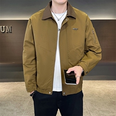 新款夹克外套男春秋休闲百搭时尚翻领男士夹克N819-P90，男装夹克，星座310B-3