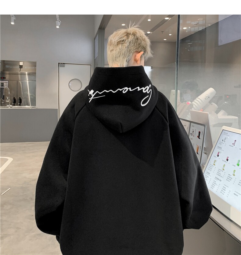 XZ809A/NWY809/P75/控88呢料刺绣连帽卫衣复合底布穿着更舒适,男装卫衣,星座809A(原222-1)