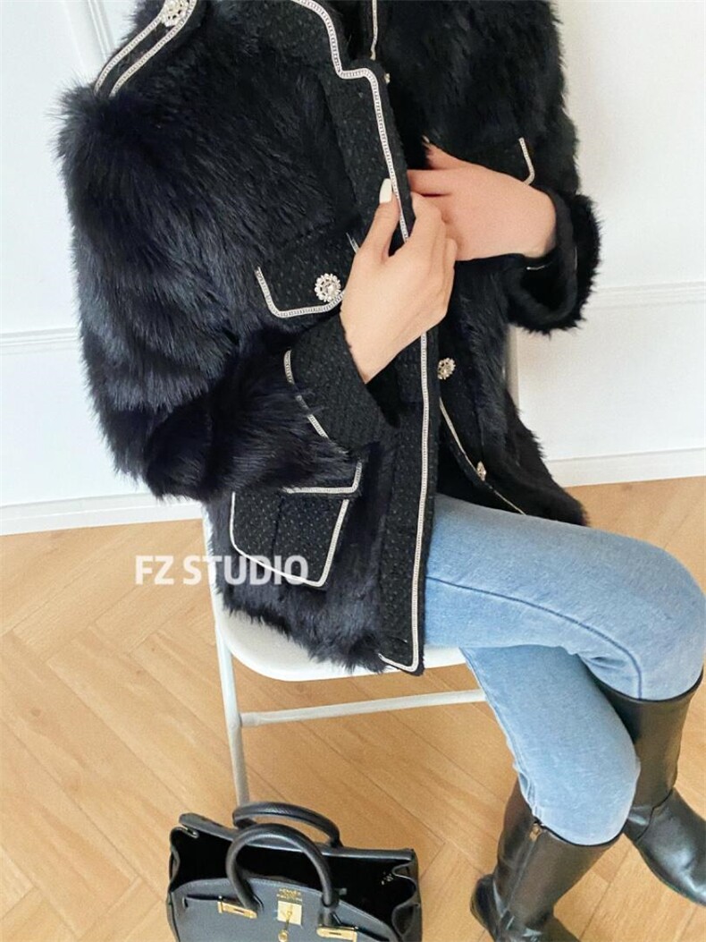 【现货】亮钻精致款毛毛小香，其它，F/TU