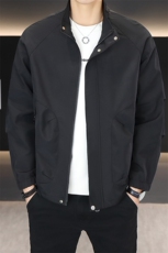 春季新款男士时尚潮流百搭拼接休闲立领夹克外套上衣男7936P75，男装夹克，电商B226-2（原B217-2）