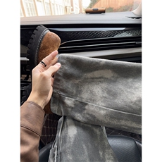B221美式ins高街暗黑宽松直筒迷彩工装牛仔裤LK24418-特P50控88，男装牛仔裤，电商B221