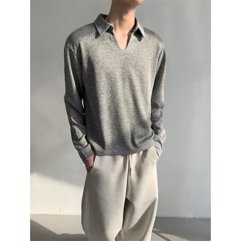 日系原宿潮流麦穗V领长袖百搭毛衣新款MY515-P50,男装针织衫/毛衣,星座208-5
