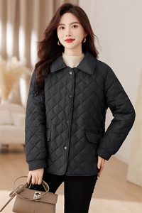 简约百搭白鸭绒羽绒服女2025新款衬衫领轻薄羽绒服休闲短外套图片