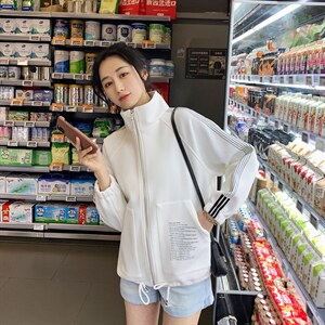 2024秋季新款小个子短外套女装休闲棒球服上衣宽松百搭减龄夹克潮,女装短外套,梦懿尔
