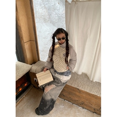 1506-1/M78171/P94美式复古波点拼接短款棉服外套女，男装棉衣，星座1506-1