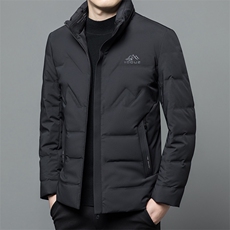 CAH2811钱塘2020-冬季厚款立领中年男士时尚休闲百搭羽绒服P195，男装羽绒服，钱塘207-2