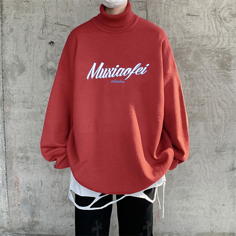 抖音供货、现货秋季冬高领毛衣宽松打底衫D223A-MG2301-特P45,男装针织衫/毛衣,电商019-1
