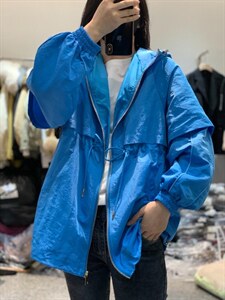 新款韩版连帽收腰休闲宽松外套图片