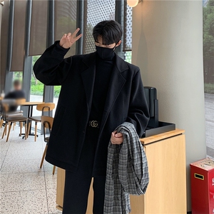 男款呢子外套常规设计小众高街韩版穿搭A061-EJ50079-特批65图片