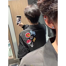 1506-1/JA091/P65高街徽章字母刺绣棒球服春秋季男女夹克百搭潮，男装夹克，星座1506-1