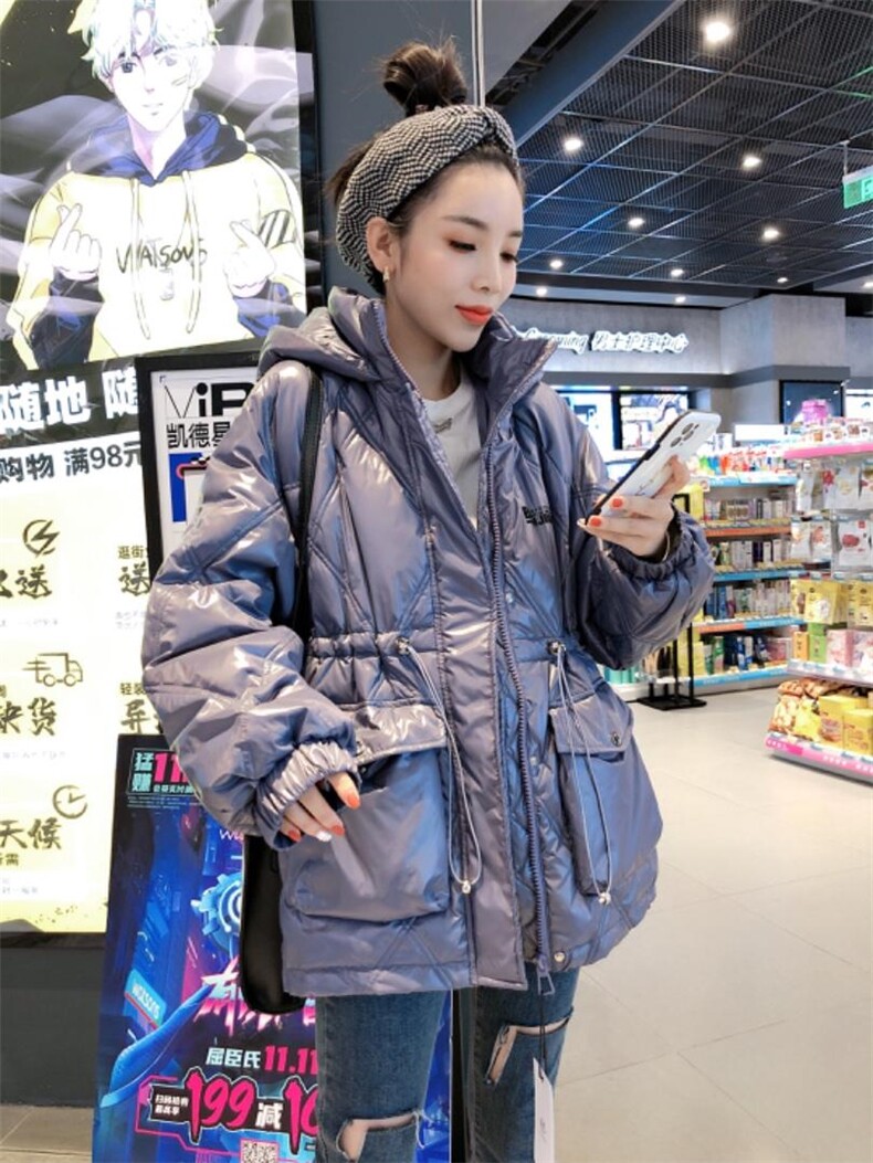 韩版90绒羽绒服，女装羽绒服，一杭