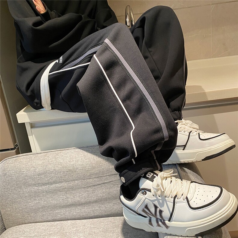 秋冬宽松束脚休闲加厚长裤Q341-P55限78成份：聚酯纤维,男装休闲裤,电商A247