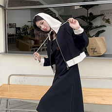 【新品】秋季卫衣连衣裙套装82397-P150-K208，女装套装/套裙，辉之琳