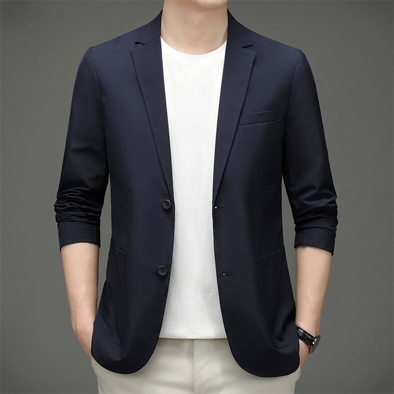 D33611男式2023春季新款便西男韩版西装外套商务休闲西服男装P185，男装西服，电商B360