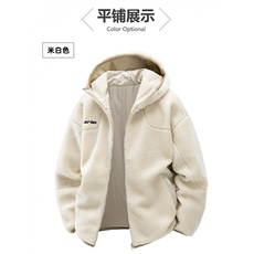 羊羔毛加厚夹克男休闲连帽潮牌情侣外套MY016-P115，男装夹克，星座308B-2