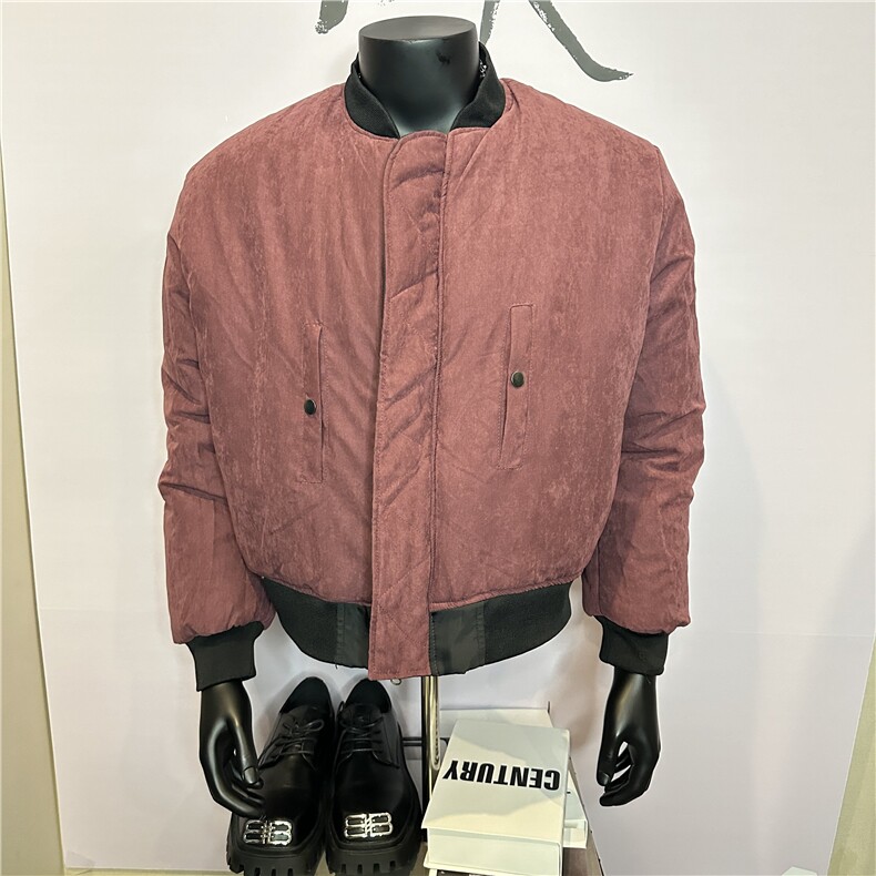 现货冬装复古拼色两面穿时尚棒球服棉袄M5013-P108,男装棉衣,星座1109-4