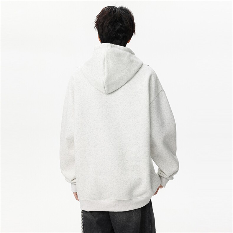 潮流宽松连帽卫衣高街潮牌休闲上衣A161-8977-P50,男装卫衣,电商A161