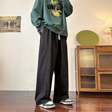 美式休闲裤男女春秋新款港风cec潮流宽松工装阔腿裤子男k7127-p40，男装休闲裤，星座1008