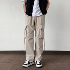 户外工装冲锋裤男款春夏高街潮牌直筒长裤美式休闲裤子K517/P48，男装工装外套，电商B381-2