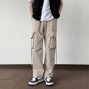 户外工装冲锋裤男款春夏高街潮牌直筒长裤美式休闲裤子K517/P48图片