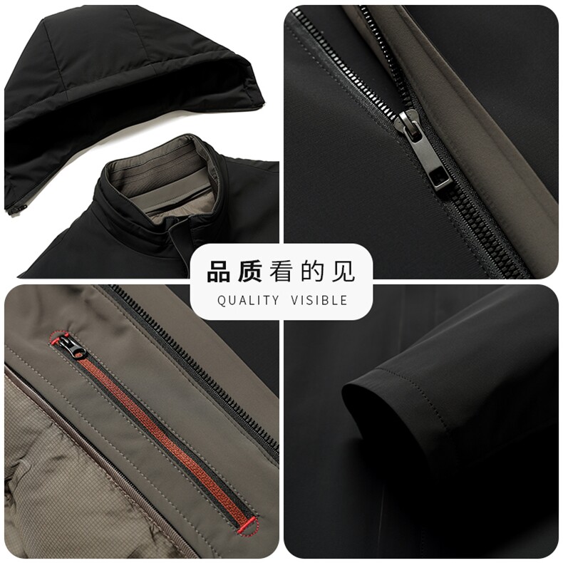 2025新款男士连帽羽绒服可脱卸内胆加厚外套爸爸装68626-P330,男装羽绒服,星座1409-3