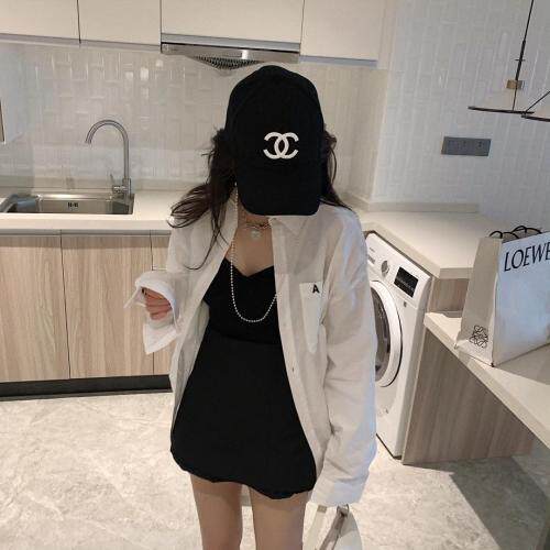 刺绣贝壳衬衫，女装衬衫，XTZ style